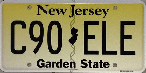 nj number plate meaning.